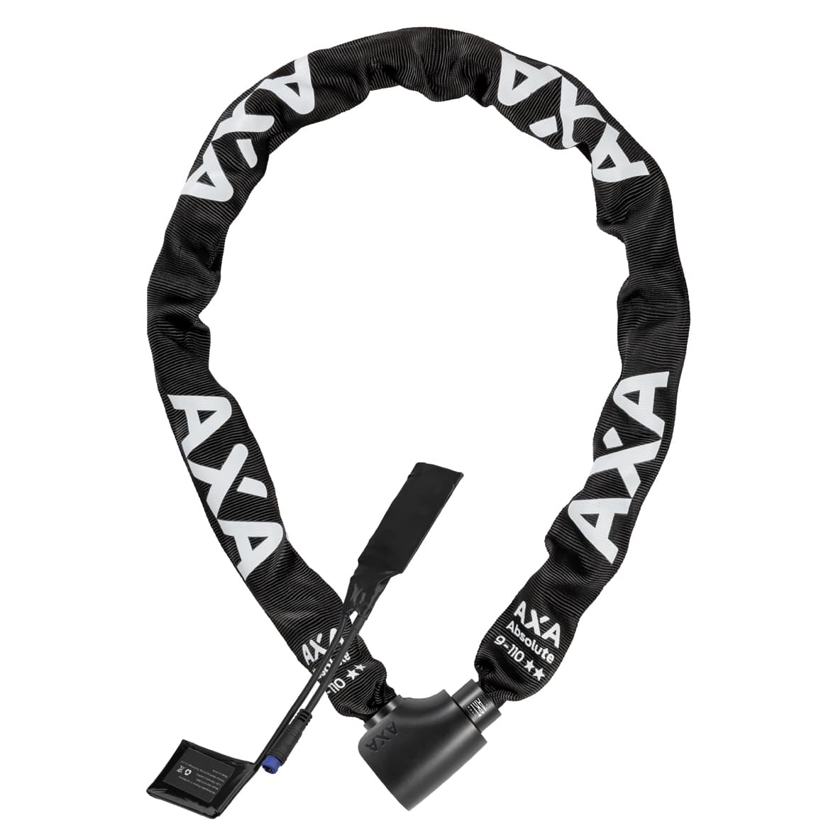 AXA-IN Smart Guard gps-tracker and Absolute 9-110 chain bundle image from the AXA Bike Security site