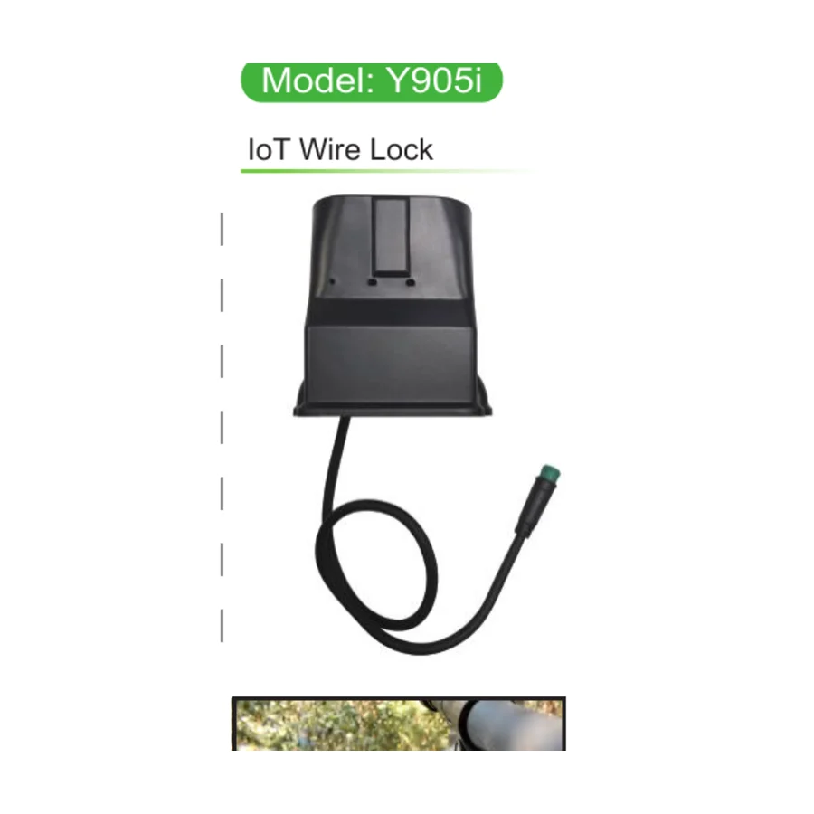 SOLEBE Y905i IoT wire helmet lock from the May 2026 vendor catalogue