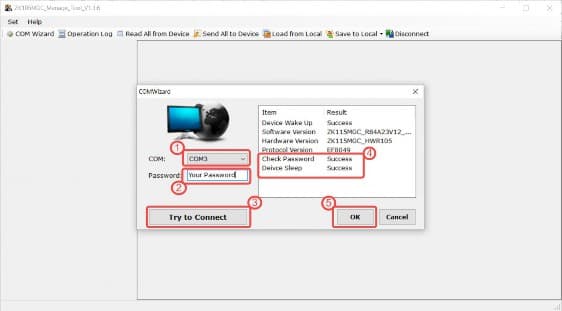 ZK Tool Connected