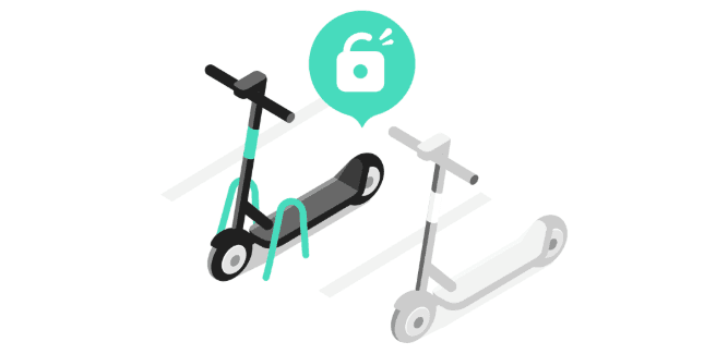 Lock the vehicle via the app