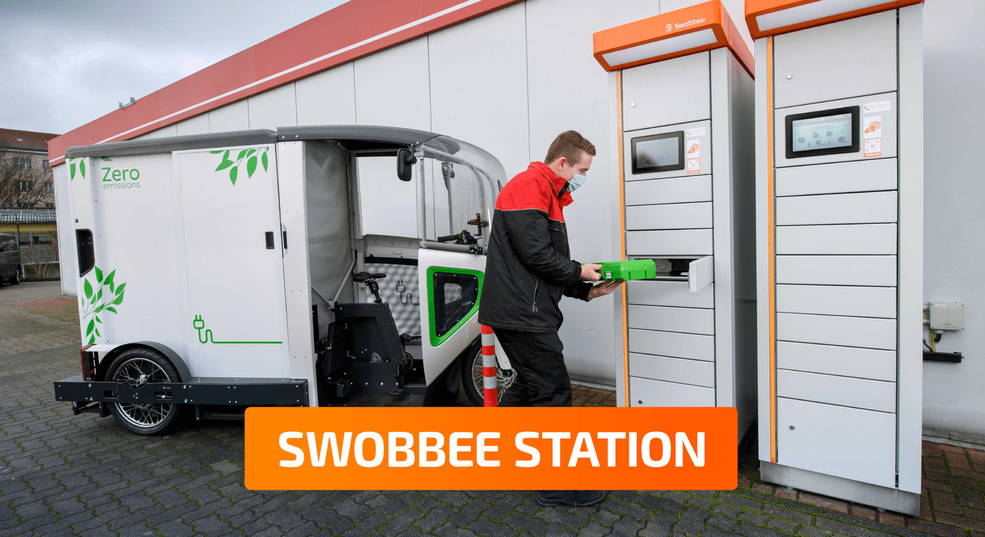 Swobbee Battery Swapping Station - Primary view