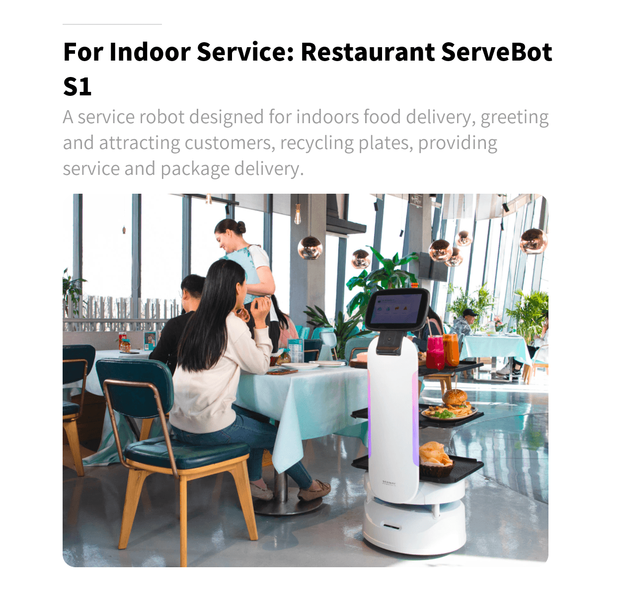 Segway Restaurant ServeBot S1