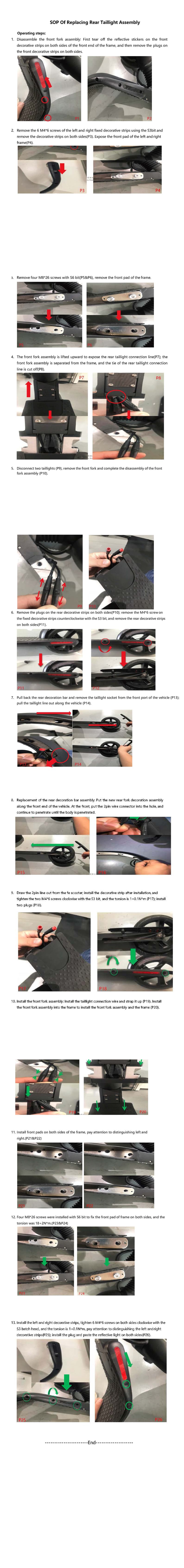 SOP - Replace Rear Taillight Assembly (ES4) - Visual SOP