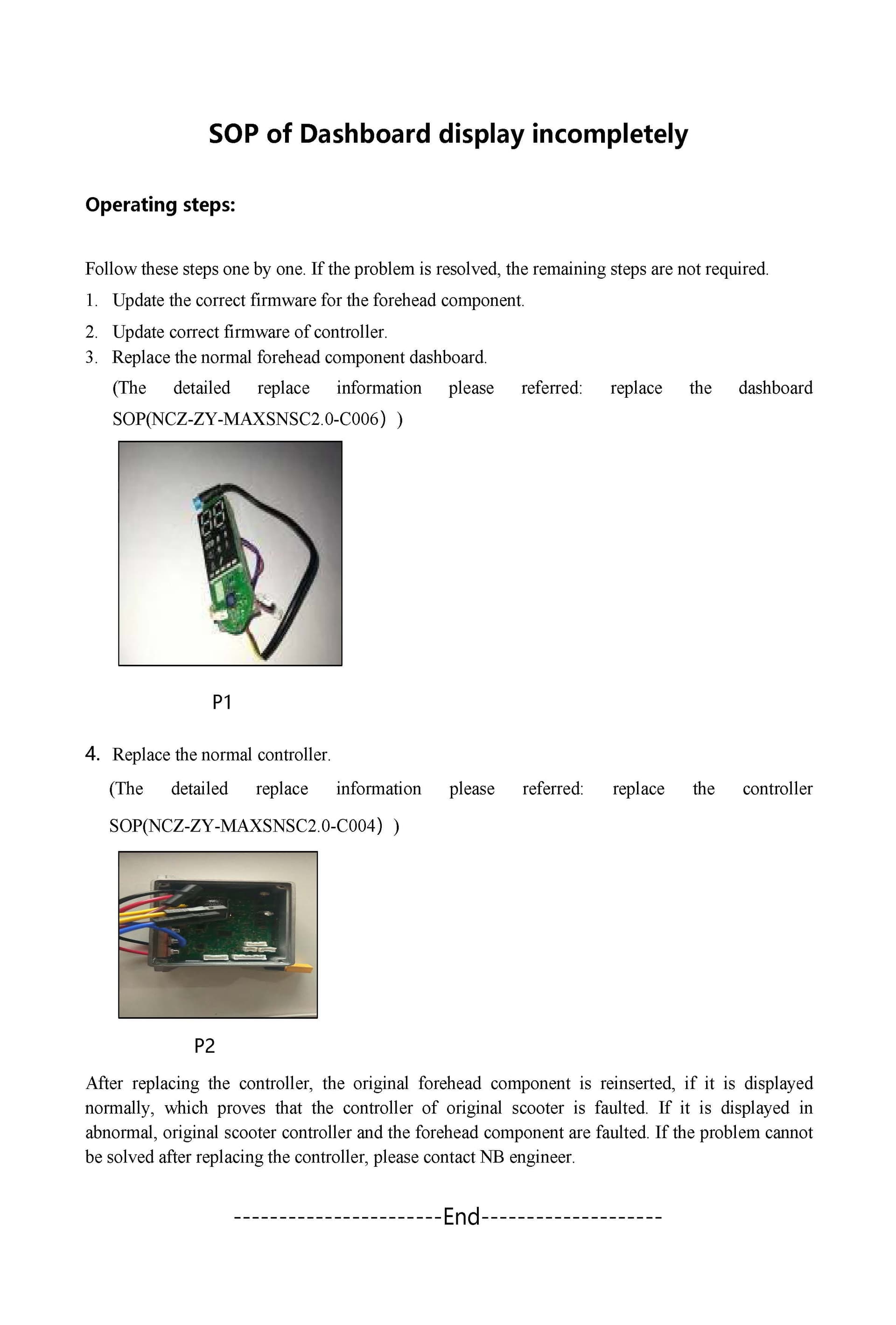 SOP - Dashboard Display Incomplete (MAX) - Visual SOP