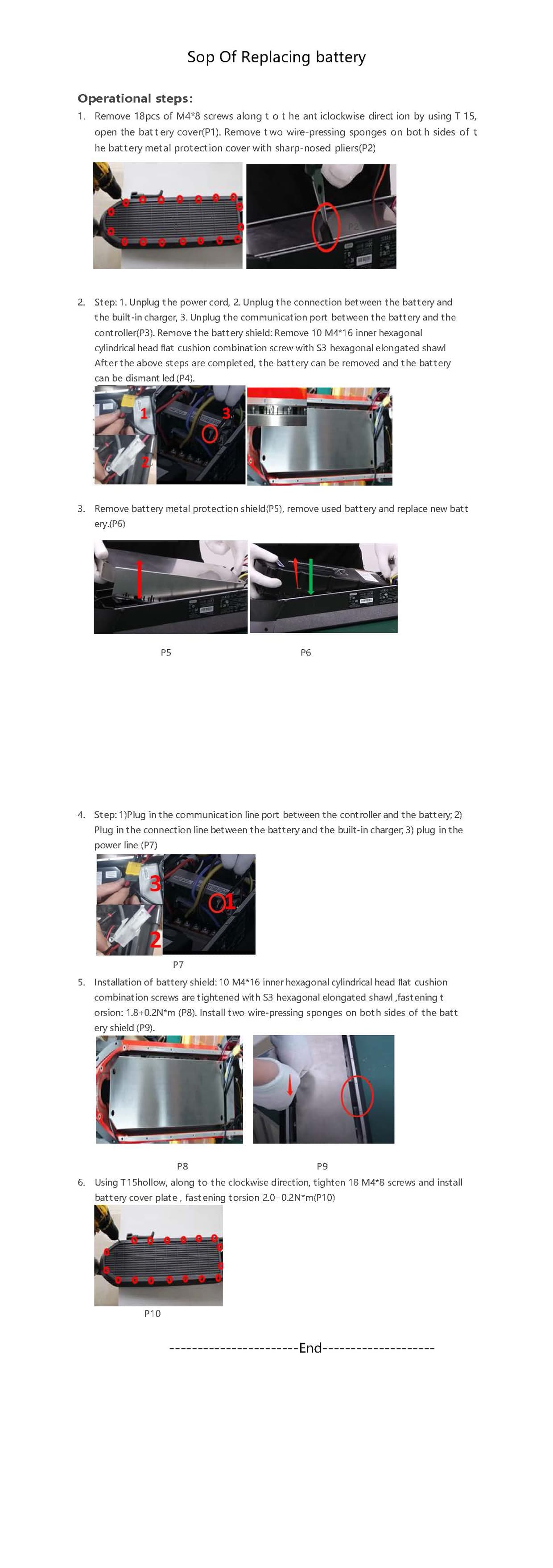 SOP - Replace Battery (MAX) - Visual SOP