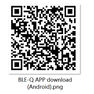 BLE-Q app transport mode screen