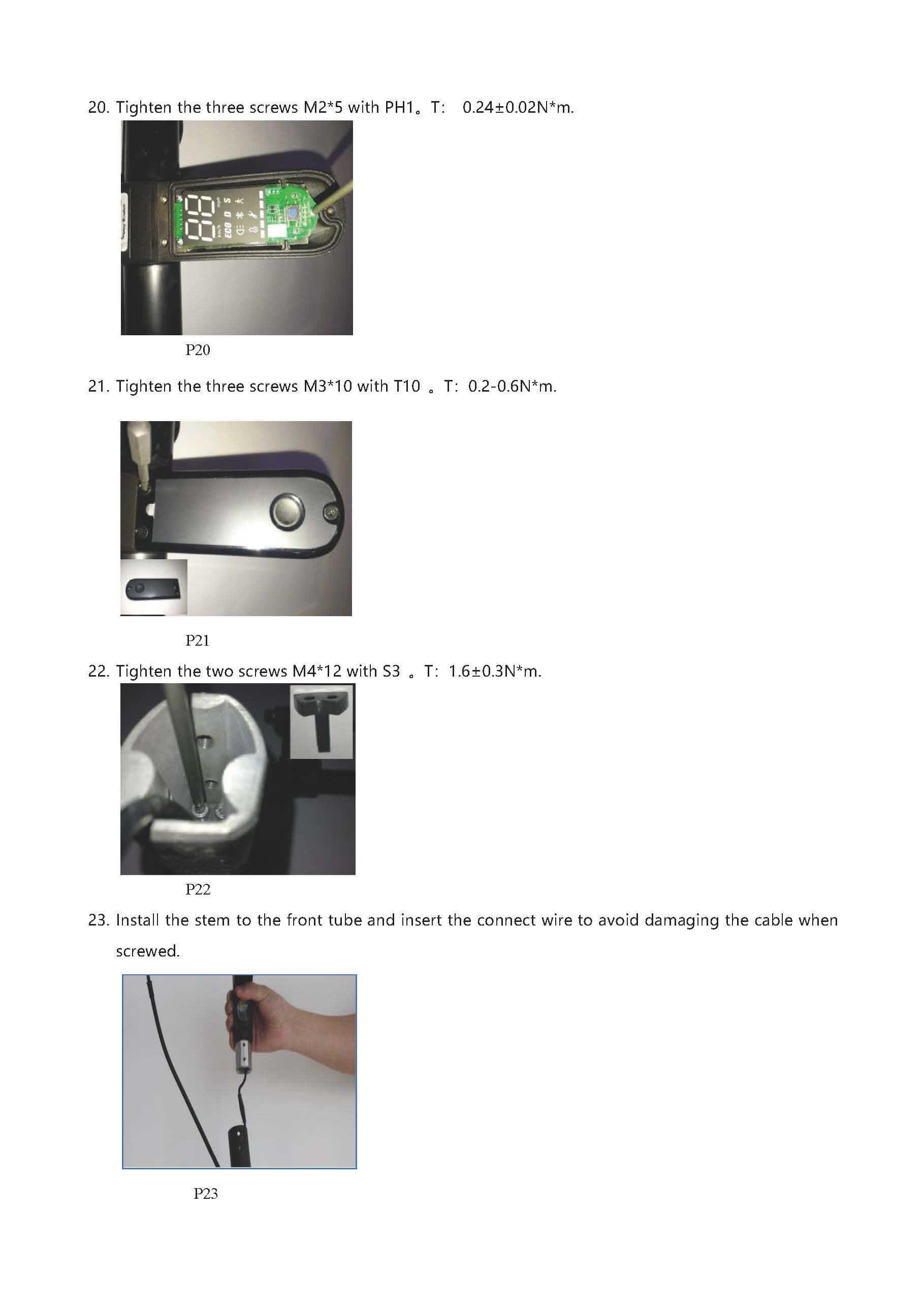 Display panel replacement - Step 7