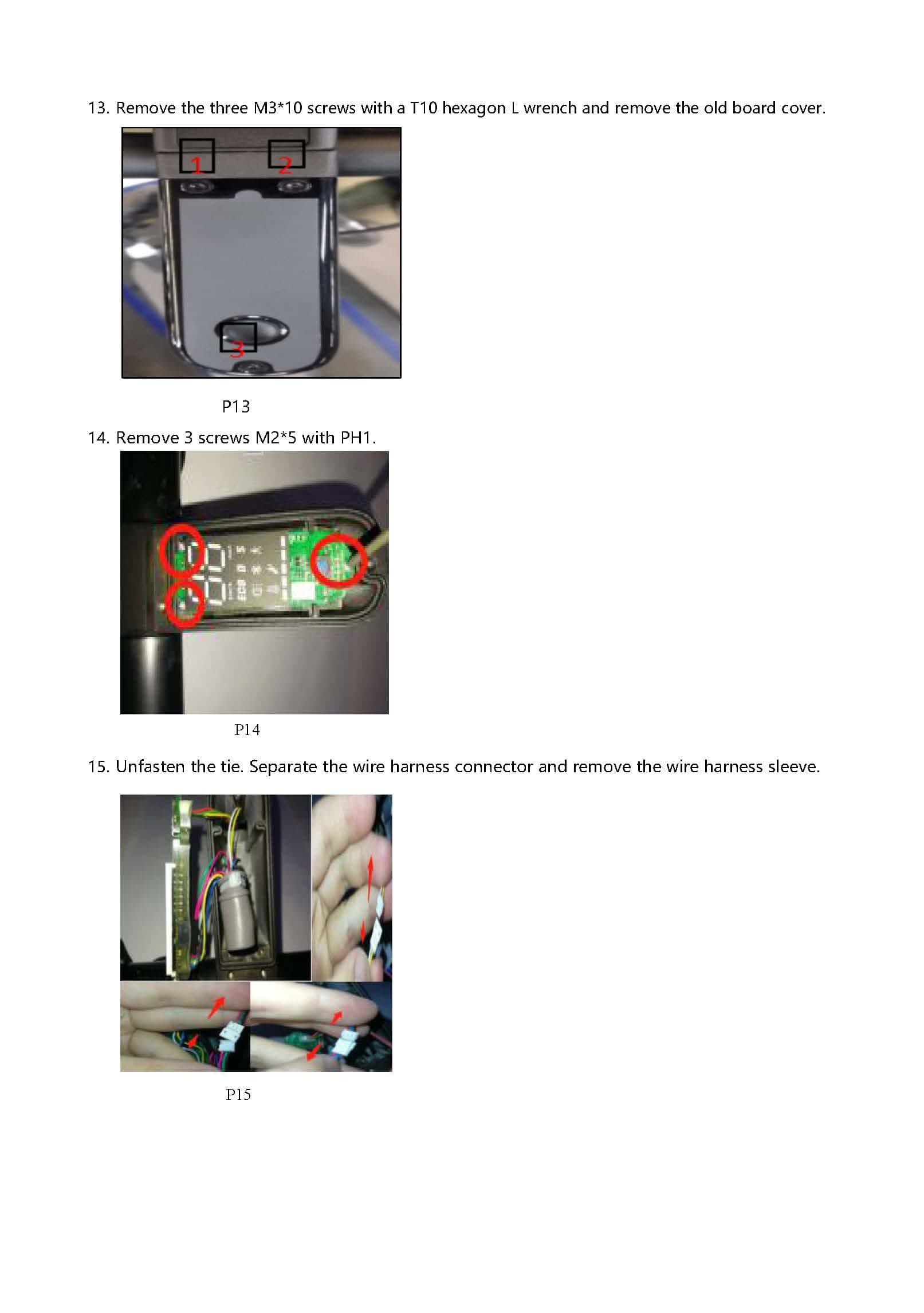 Display panel replacement - Step 5