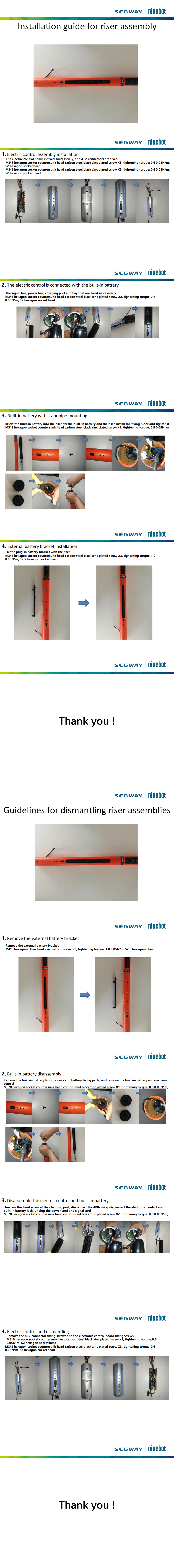 Installation Guide - Riser Assembly - Visual SOP