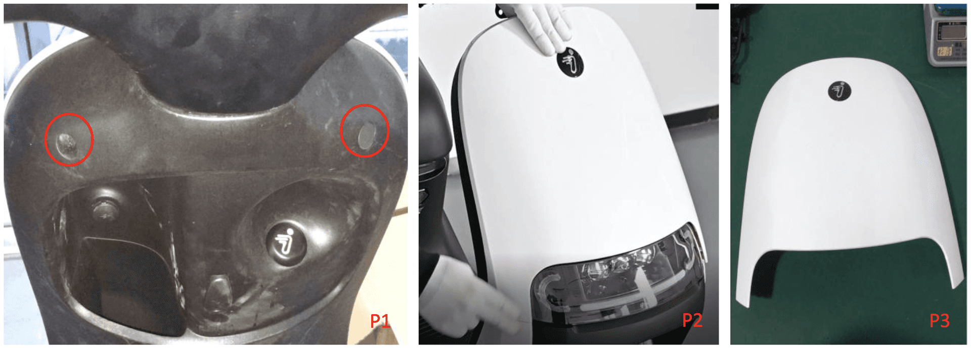 Remove front panel - Step 1