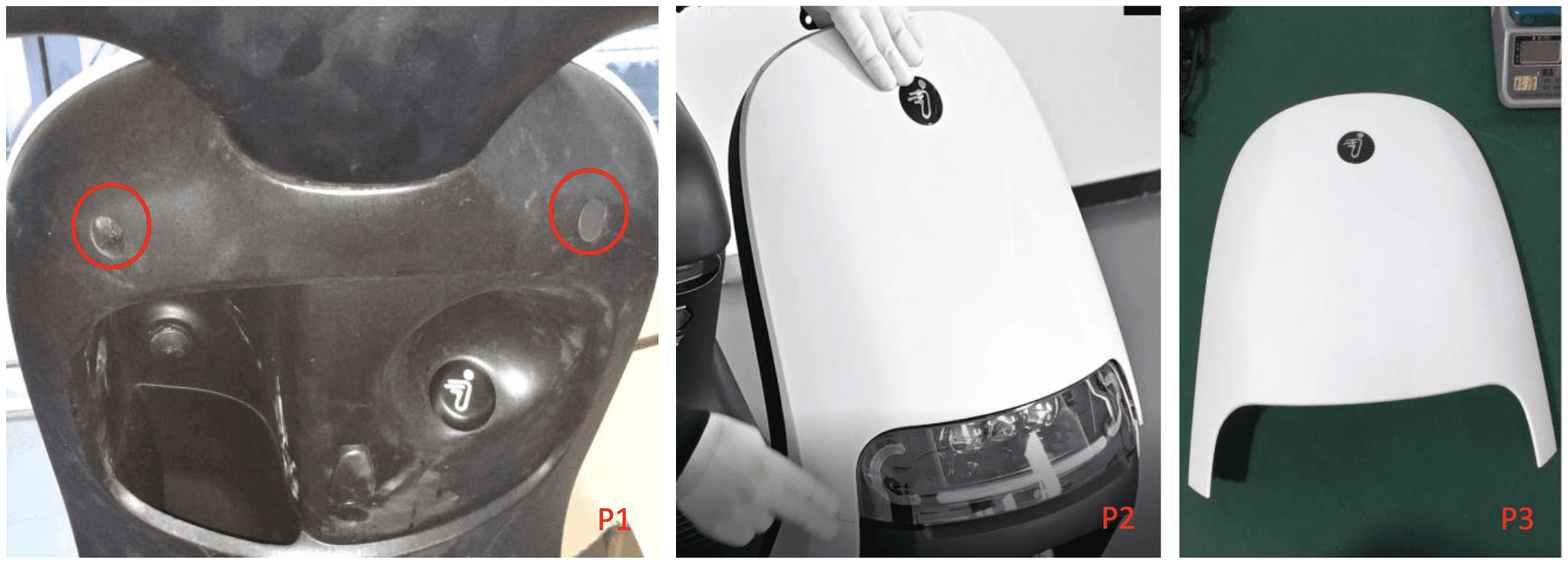 Remove front panel - Step 1
