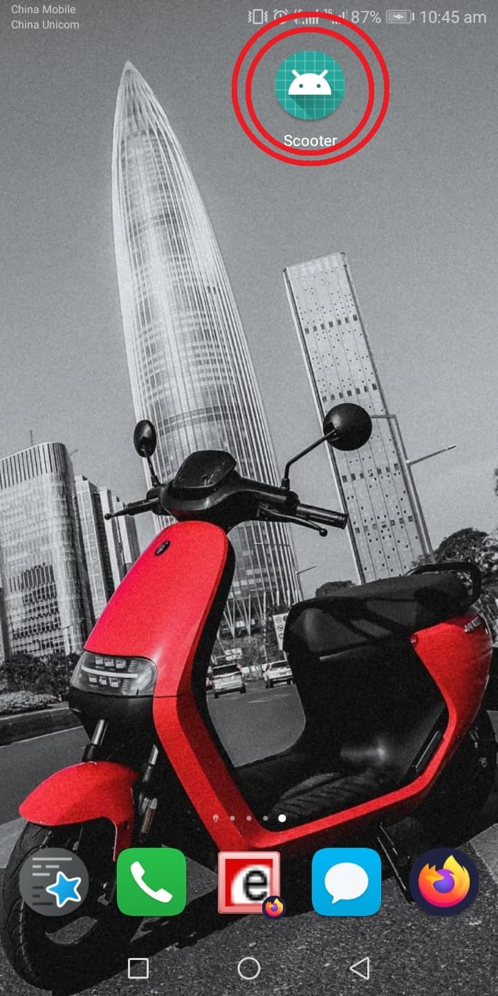 BLE app icon in app list