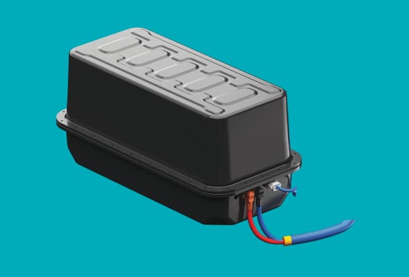 Bajaj Bajaj RE E-TEC 9.0 - front three-quarter angle