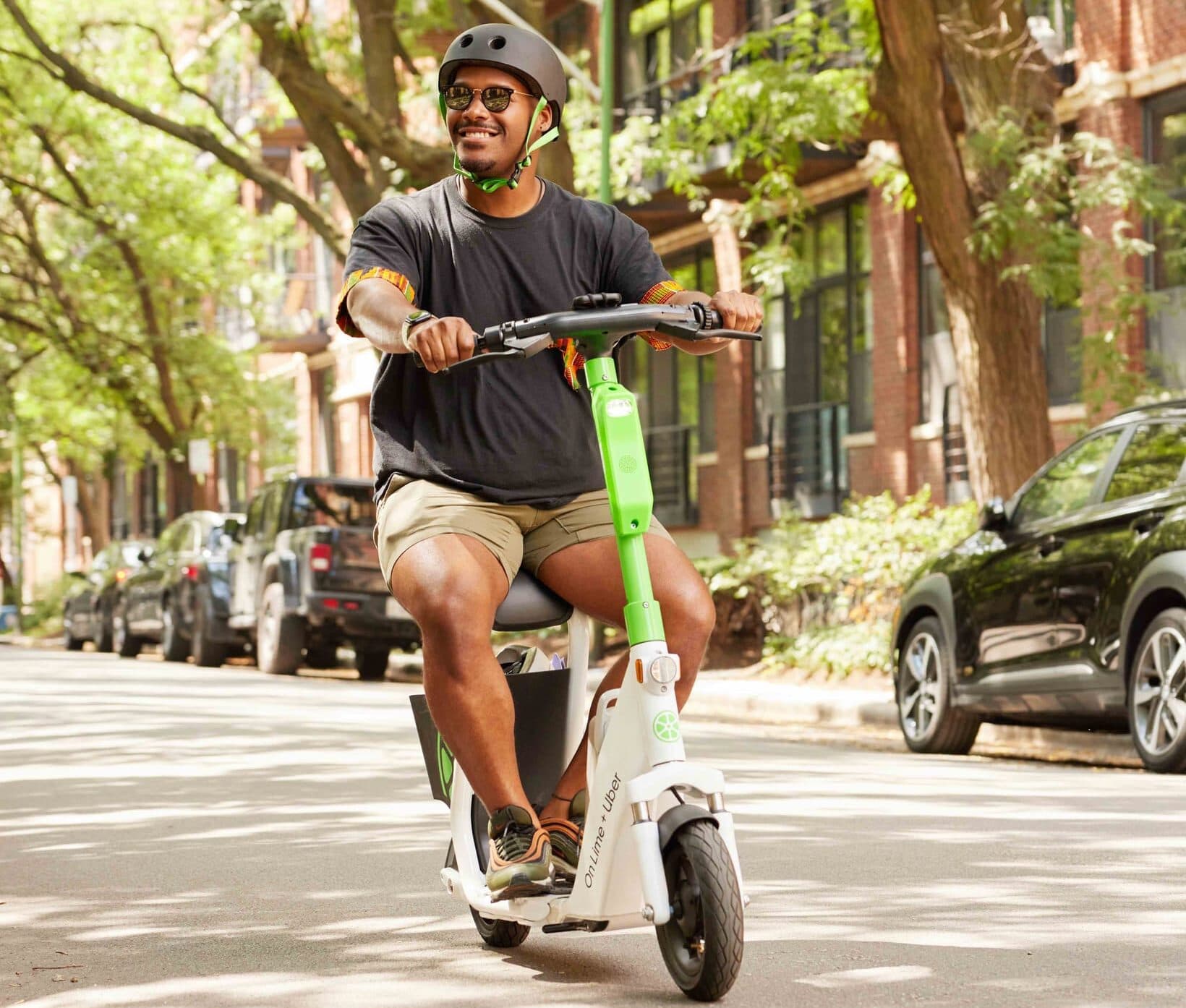 Lime Gen4 Scooter - side profile view