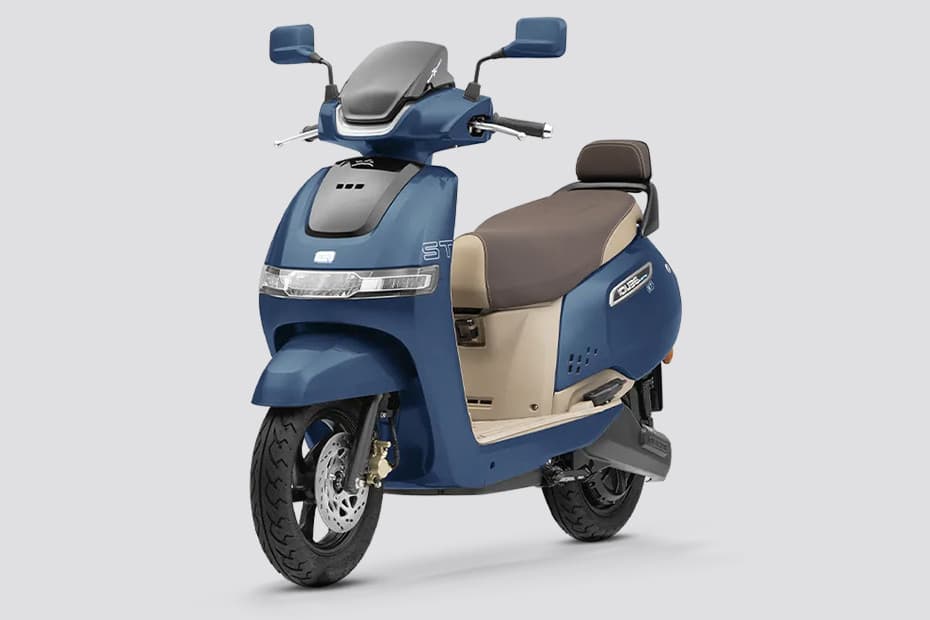 TVS iQube ST - side profile view