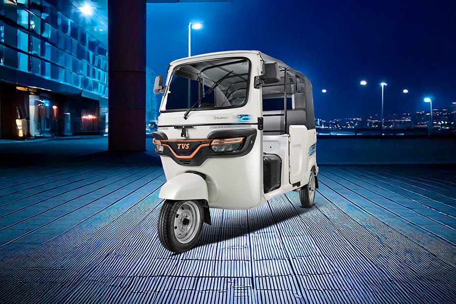 TVS King EV MAX - side profile view