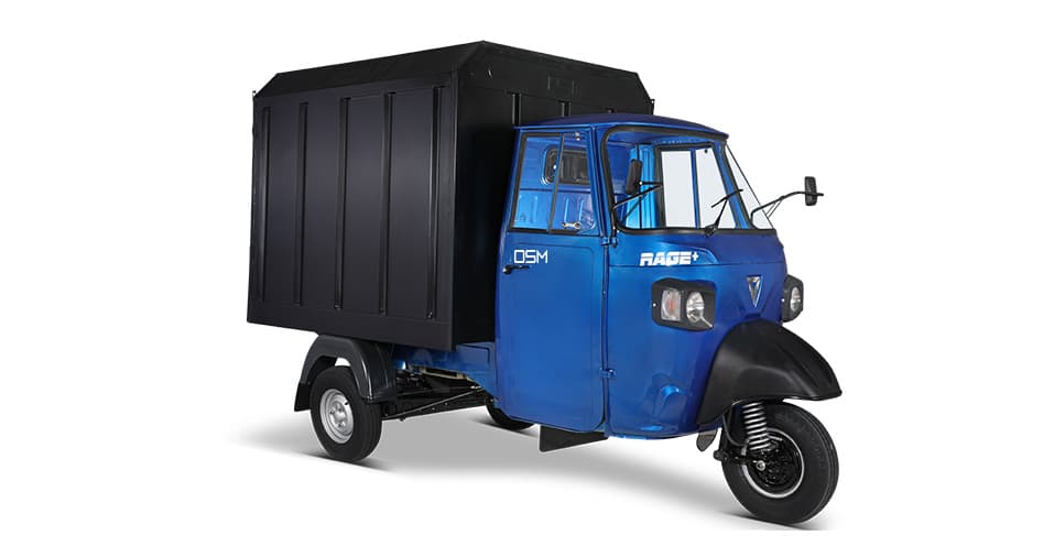 Omega Seiki Rage Plus electric cargo three-wheeler