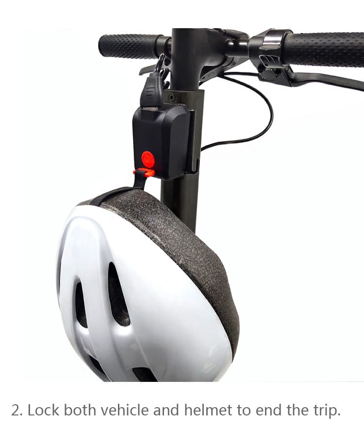 SOLEBE Y910 two-in-one cable and helmet lock product detail