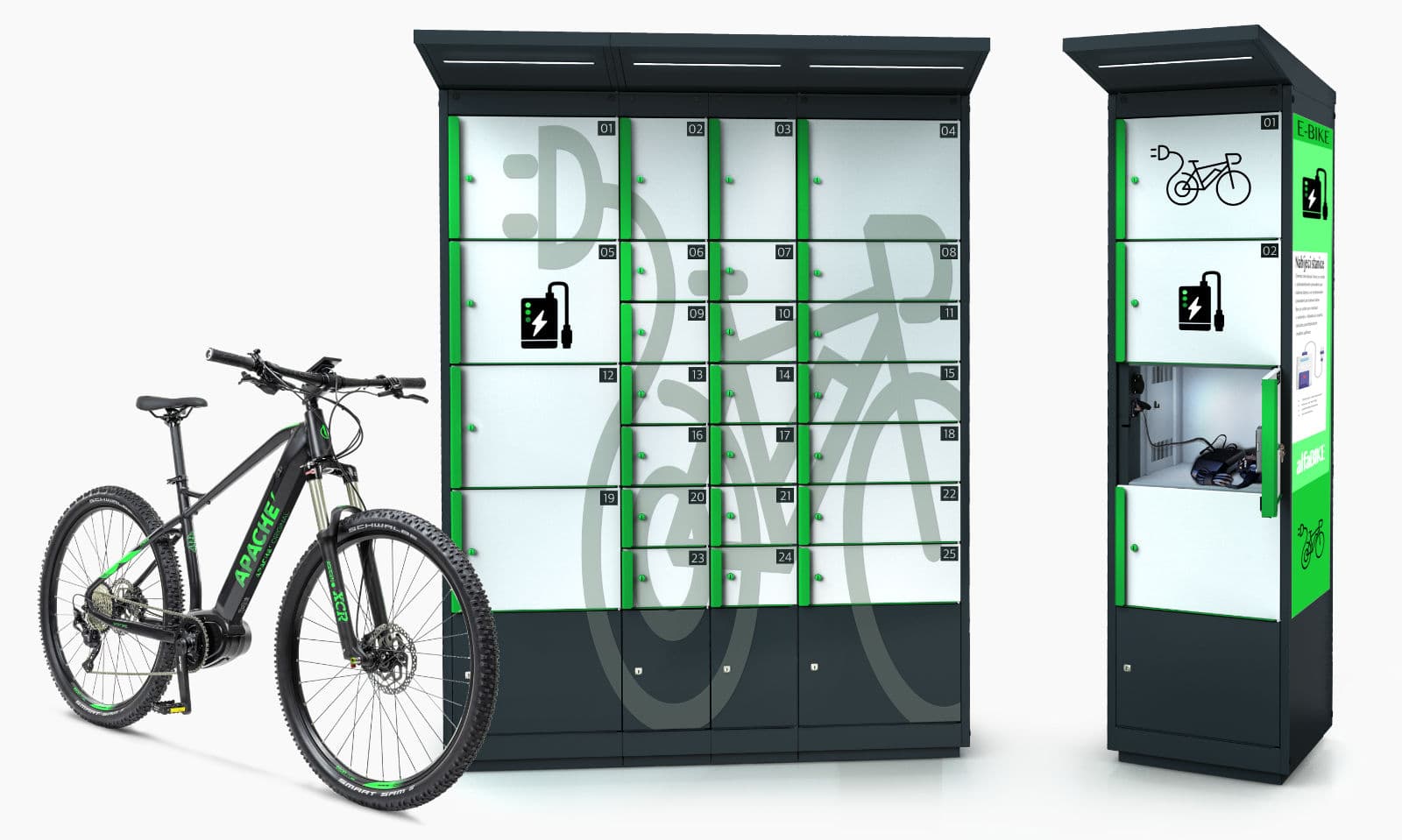 Powerbox.one e-bike charging lockers
