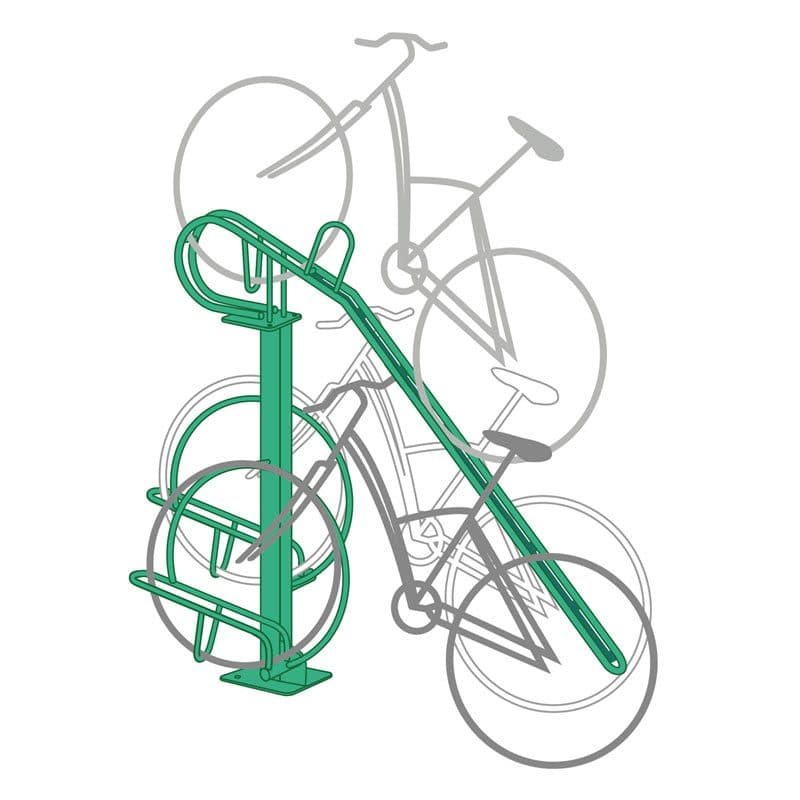 Velo Galaxie secure bike parking at train station