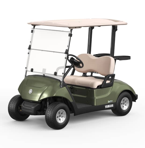 Yamaha Drive2 golf car with GPS fleet management